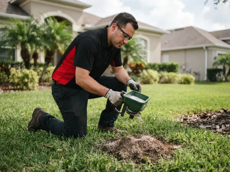 Fire Ant Mound & Turf Broadcast in Kissimmee, FL
